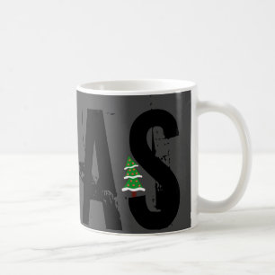 Grunge XMAS met opvallende kerstboom! Koffiemok