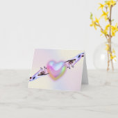 Grunge y2k hart met koppelhanden valentijnsdag kaart (Gele Bloem)