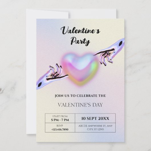 Grunge y2k heart kaart (Voorkant)