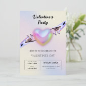 Grunge y2k heart kaart (Staand voorkant)