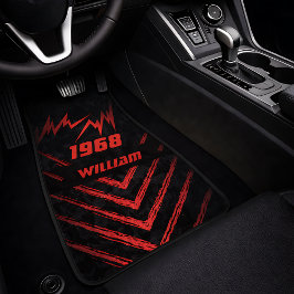 Grunge Year Name Red Black  Automat