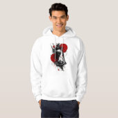 Grunge Zandloper Hoodie (Voorkant volledig)