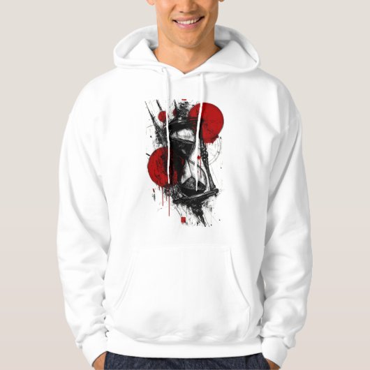 Grunge Zandloper Hoodie (Voorkant)