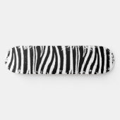 Grunge Zebra Skateboard (Horizontaal)