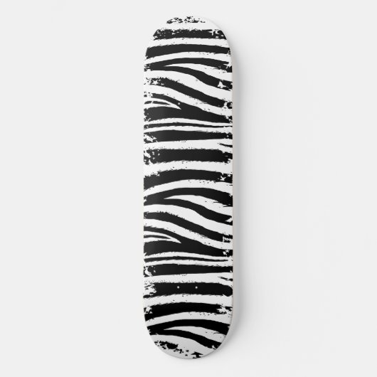 Grunge Zebra Skateboard (Voorkant)