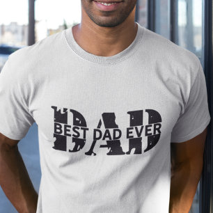 GRUNGE   ZWART Beste papa ooit   VADERDAG T-shirt