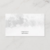 Grunge Zwart & Wit Splash Tijger Tattoo Artiest Visitekaartje (Achterkant)