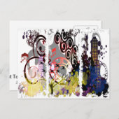 Grunged City Briefkaart (Voorkant / Achterkant)