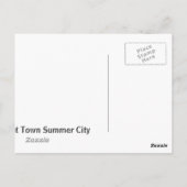 Grunged City Briefkaart (Achterkant)