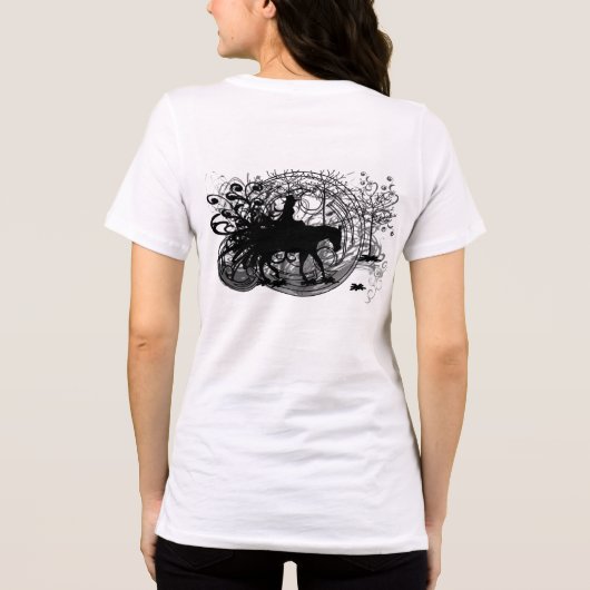 Grunged CowGilr - Tri-Blend Shirt (Achterkant)