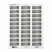 Grunged Custom Monogram Etiket (Full Sheet)