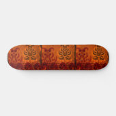 Grunged Damask Persoonlijk Skateboard (Horizontaal)