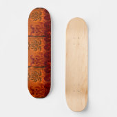 Grunged Damask Persoonlijk Skateboard (Voorkant)