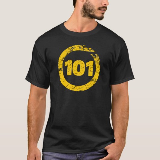 Grungy 101 t-shirt (Voorkant)
