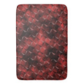 Grungy 3D-trapsgewijze vierkantjes met koolstofvle Badmat (Voorkant Verticaal)