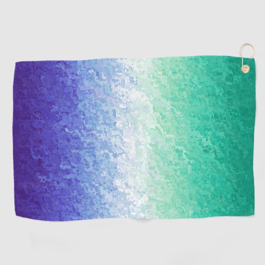 Grungy Abstract MLM Mannen Loving Mannen Pride Fla Golfhanddoek (Horizontaal)