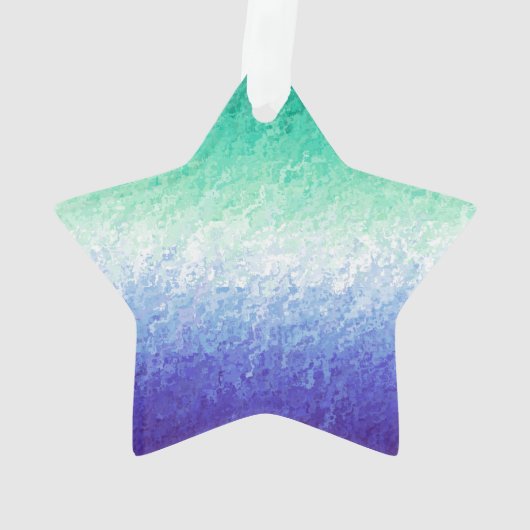 Grungy Abstract MLM Mannen Loving Mannen Pride Fla Ornament (achterkant)