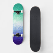 Grungy Abstract MLM Mannen Loving Mannen Pride Fla Persoonlijk Skateboard (Voorkant)