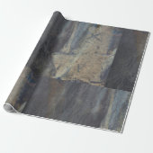 Grungy Abstract Slate Design Cadeaupapier (Uitgerold)