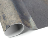 Grungy Abstract Slate Design Cadeaupapier (Rol Hoek)