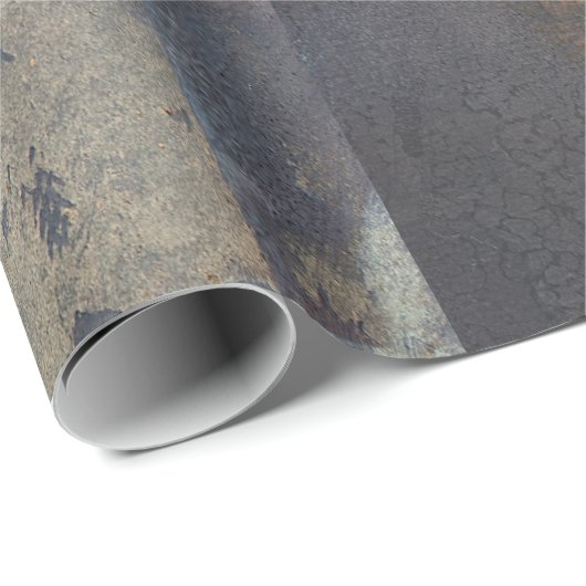 Grungy Abstract Slate Design Cadeaupapier (Rol Hoek)