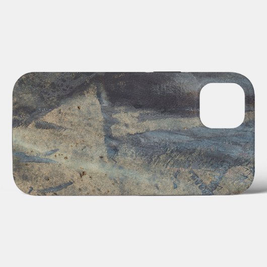 Grungy Abstract Slate Design Case-Mate iPhone Case (Achterkant (horizontaal))