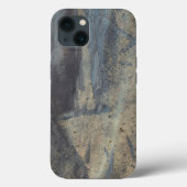 Grungy Abstract Slate Design Case-Mate iPhone Case (Achterkant)