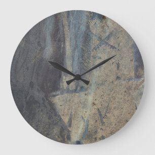 Grungy Abstract Slate Design Grote Klok