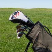 Grungy American Flag Bald Eagle Golfheadcover (Insitu)