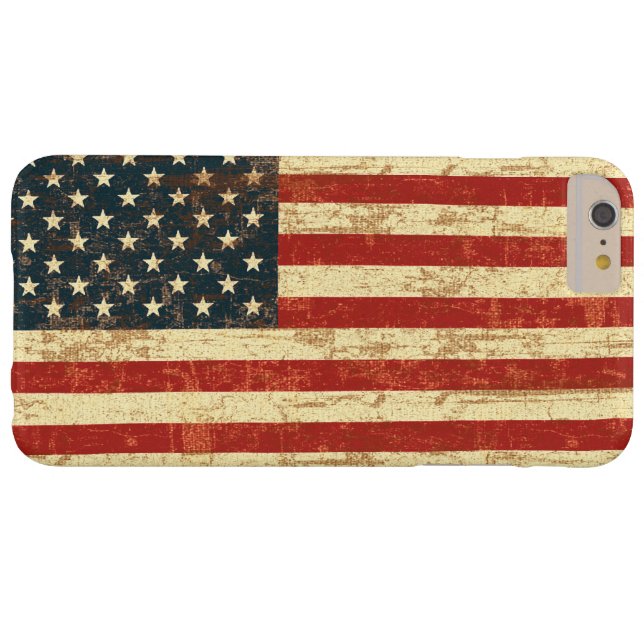 Grungy American Flag Case-Mate iPhone Case (Achterkant Horizontaal)