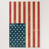 Grungy American Flag VS Legpuzzel (Verticaal)