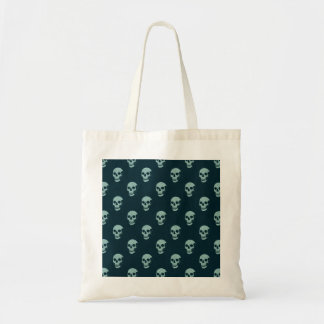 Grungy Anatomical Skull Polkadots marinemunt Tote Bag