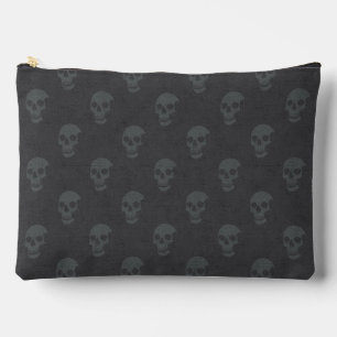 Grungy Anatomical Skull Polkadots tonaal grijs Etui