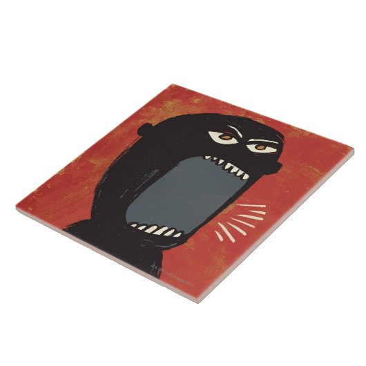 Grungy Angry Man Tegeltje (Zijkant)