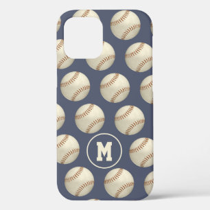 Grungy baseballetjes, monogegrammeerd Case-Mate iPhone case