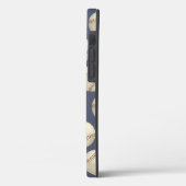 Grungy baseballetjes, monogegrammeerd Case-Mate iPhone case (Achterkant / Links)