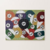 GRUNGY BILLIARDS BALLS LEGPUZZEL (Horizontaal)