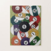 GRUNGY BILLIARDS BALLS LEGPUZZEL (Verticaal)