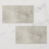 Grungy blanco getextureerd papier Visitekaartje (Voorkant / Achterkant)