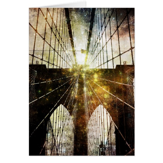 Grungy Blur Brooklyn Bridge (Voorkant)