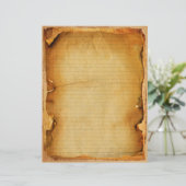 Grungy briefpapier (Staand voorkant)