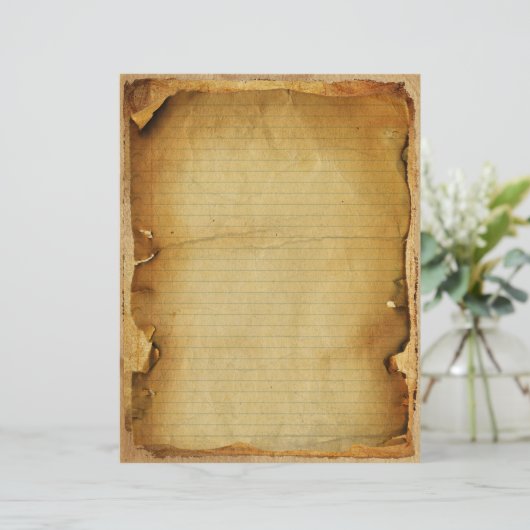  Grungy briefpapier (Staand voorkant)