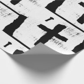 Grungy Christelijk Cross Cadeaupapier (Hoek)