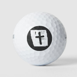Grungy Christelijk Cross Golfballen