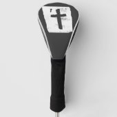 Grungy Christelijk Cross Golfheadcover (Voorkant)