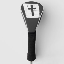 Grungy Christelijk Cross Golfheadcover