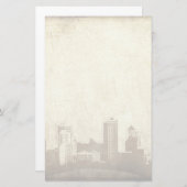 Grungy city background briefpapier (Voorkant / Achterkant)