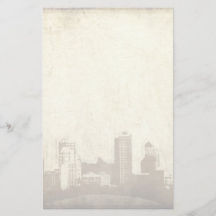 Grungy city background briefpapier