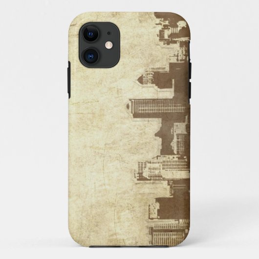 Grungy city background Case-Mate iPhone case (Achterkant)