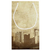 Grungy city background klein cadeauzakje (Achterkant)